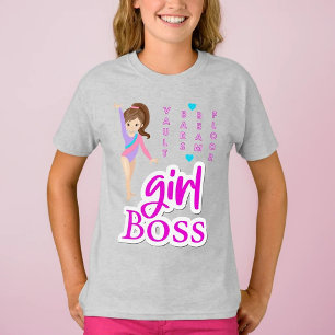 Chica de Gimnasia Jefe de camiseta
