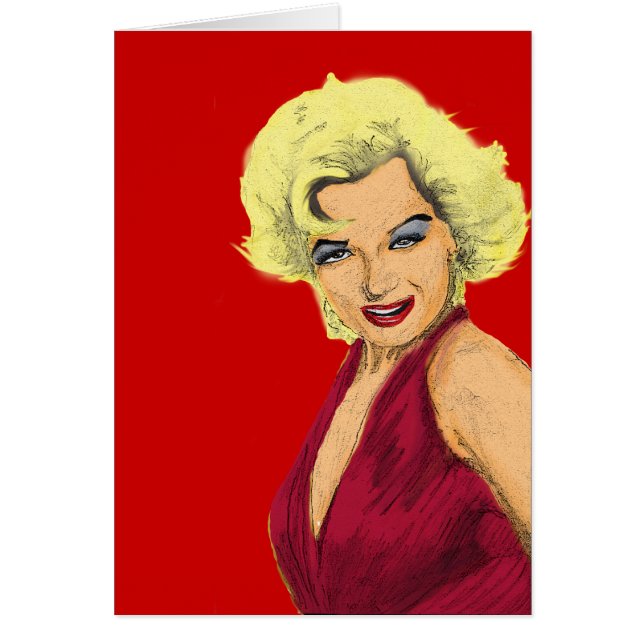 Chica de Glamour de Blonde (Frente)