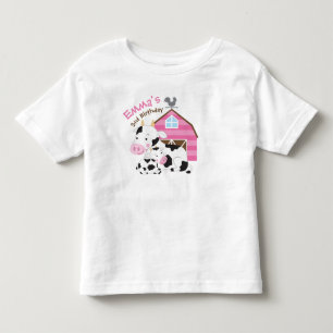 Chica de granja Camisa de Cumpleaños