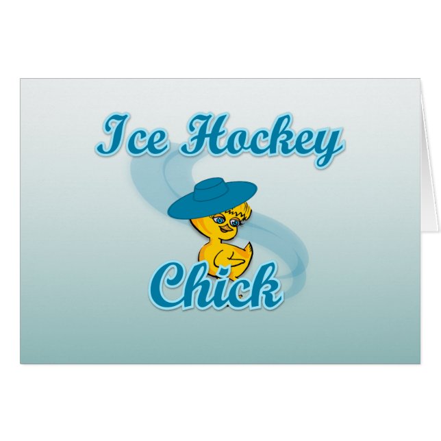 Chica de hockey sobre hielo #3 (Anverso (Horizontal))