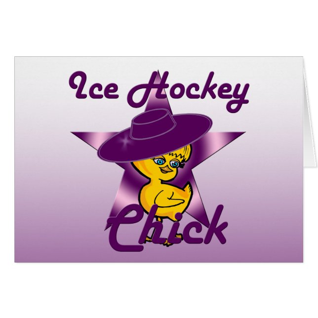 Chica de hockey sobre hielo #9 (Anverso (Horizontal))