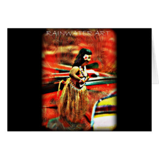 Chica de Hula de la hawaiana