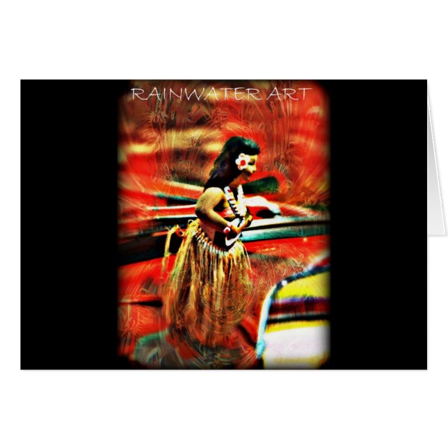 Chica de Hula de la hawaiana (Anverso (Horizontal))