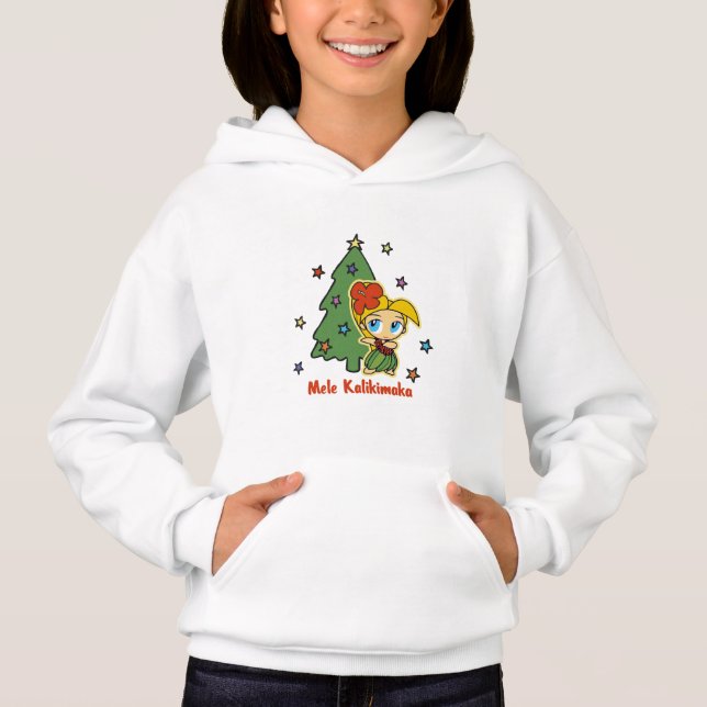 Chica de Hula rubio del navidad de las mieles de (Anverso)