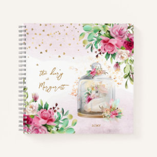 Chica de Ilustracion de Unicornio - Libro de bocet