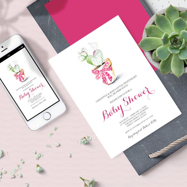 Chica de invitación de San Valentín Baby Shower, r (Subido por el creador)