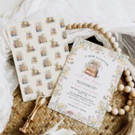 Chica de invitaciones a Baby Shower de Storybook N