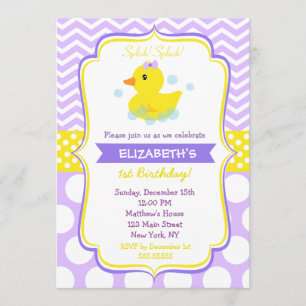 chica de invitaciones a fiesta de cumpleaños de du