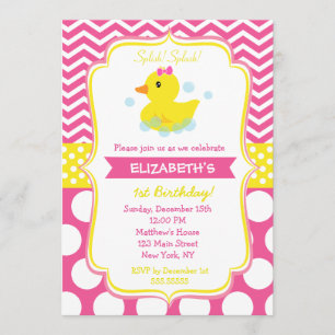 chica de invitaciones a fiesta de cumpleaños de du
