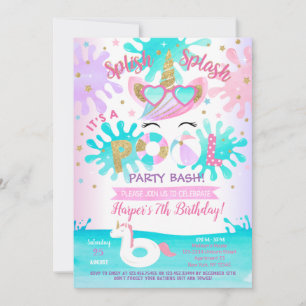Chica de invitaciones a fiesta de cumpleaños de Un