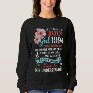 Chica de julio de 1995 Camisa 27 cumpleaños 27 año