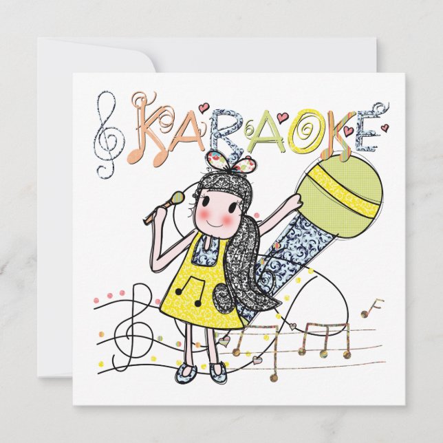 Chica de Karaoke (Anverso)