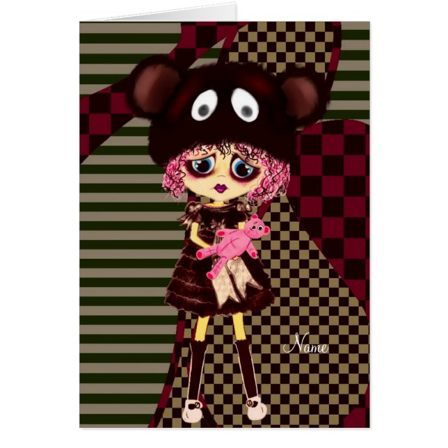 Chica de Kawaii, ¿por qué tan triste? Llorando niñ (Frente)