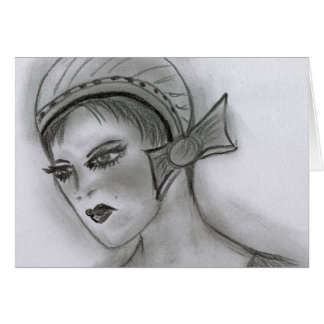 Chica de la aleta con el arco