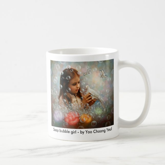 Chica de la burbuja de jabón - por la taza de Yoo (Derecha)