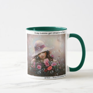 Chica de la burbuja de jabón - taza de la canción