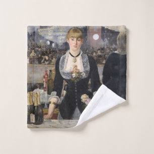 Chica de la camarera victoriana en Folies Bergere,