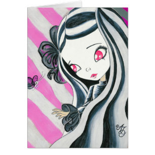 Chica de la cebra y rayas rosadas
