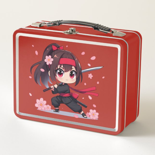 Chica de la floración guerrera de ninja (Anverso)