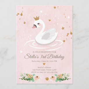 Chica de la invitación a los cumpleaños de Swan Pr