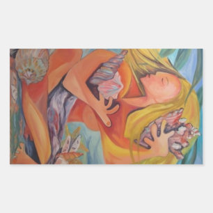 Chica de la isla - pegatinas