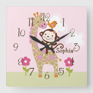 Chica de la jungla: Reloj de niñera para bebés