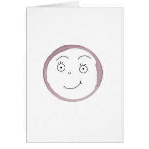 Chica de la mancha del anillo del vino