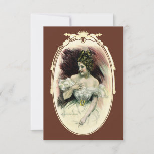 Chica de la Navidad Vintage, retrato de una novia