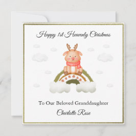 Chica de la Pérdida del Bebé - Tarjeta para Navida