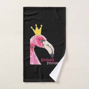 Chica de la Princesa de Cumpleaños Flamingo   Flam