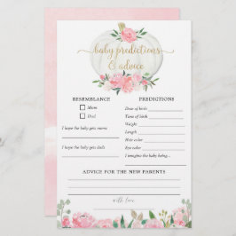 Chica de las calabazas de caída de la tarjeta de c