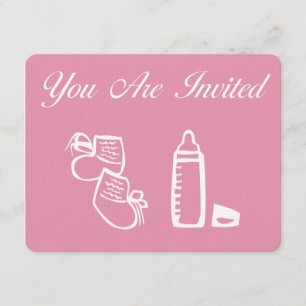 Chica de las invitaciones de Baby Shower