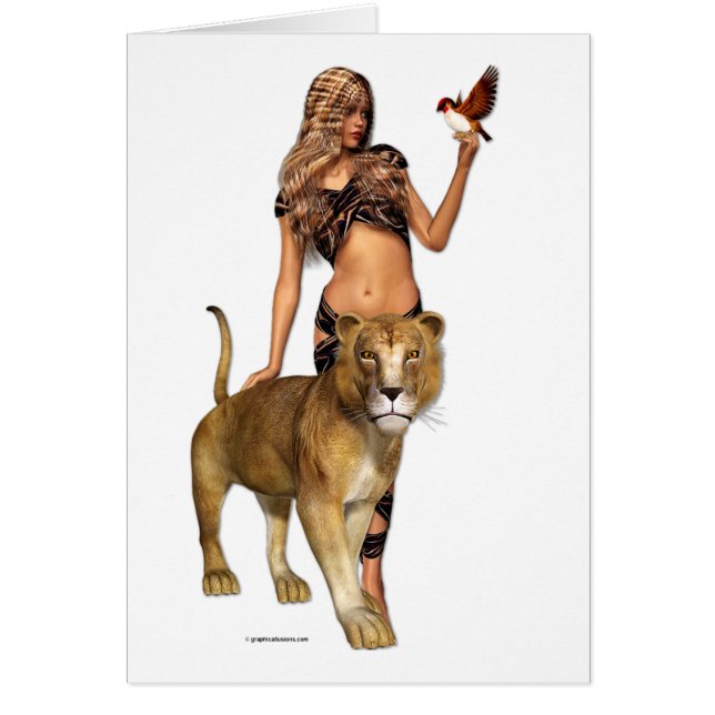 Chica de leones (Frente)