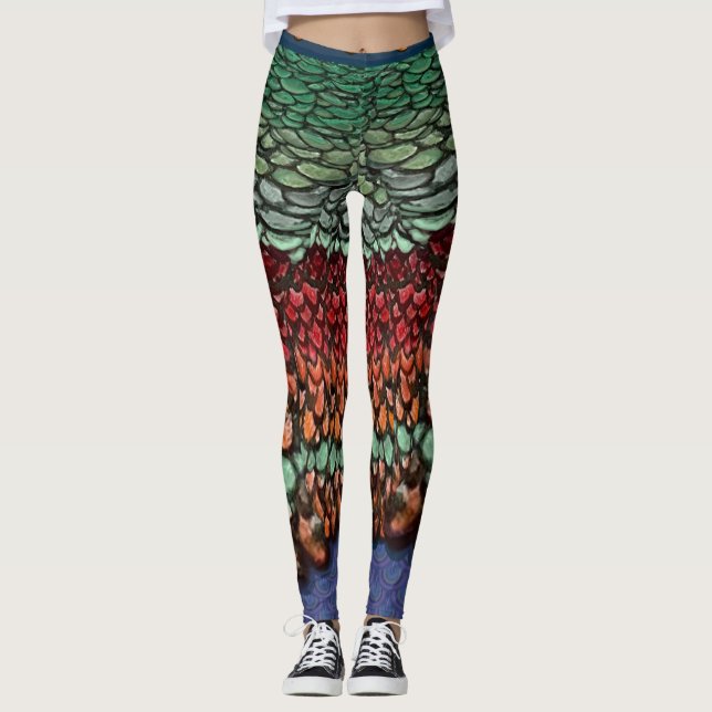 chica de locura Leggings (Anverso)