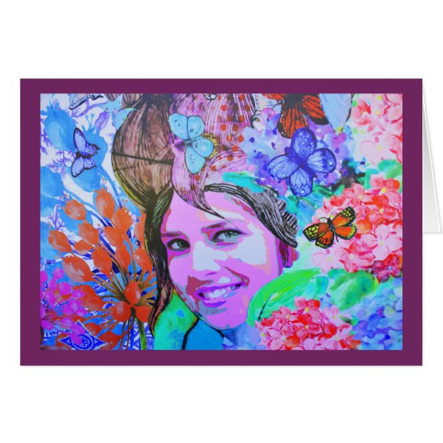 Chica de mariposa (Anverso (Horizontal))
