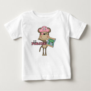 Chica de monos camisetas y regalos piratas