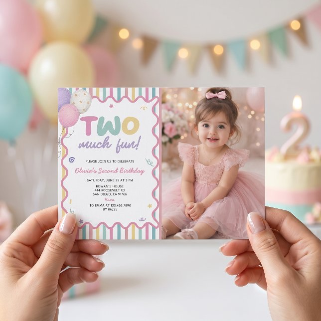 Chica de Mucho Diversión Invitación de Cumpleaños  (Subido por el creador)