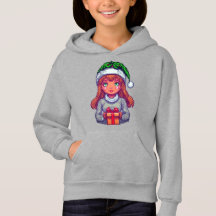 Chica de Navidades cutáneos pixelart