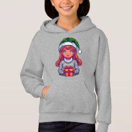 Chica de Navidades cutáneos pixelart