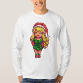 Chica de Navidades de camisetas