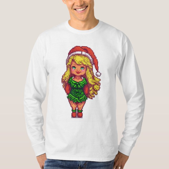 Chica de Navidades de camisetas (Anverso)