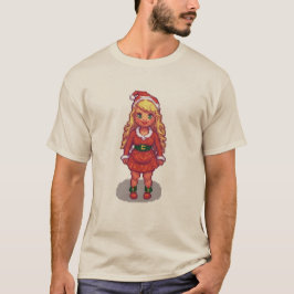 Chica de Navidades de camisetas