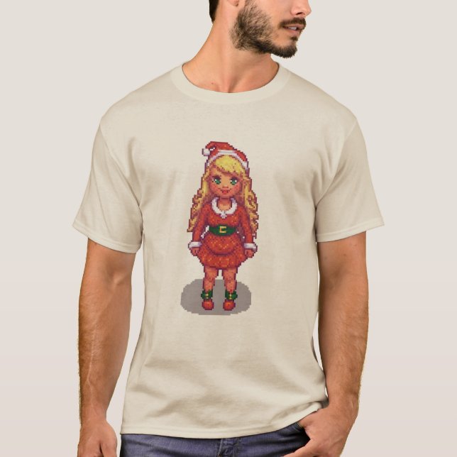 Chica de Navidades de camisetas (Anverso)