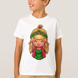 Chica de Navidades de camisetas para niños
