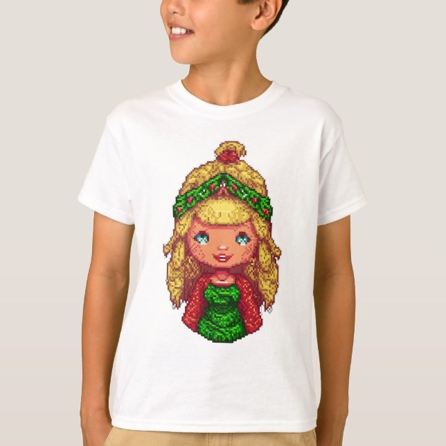 Chica de Navidades de camisetas para niños (Anverso)