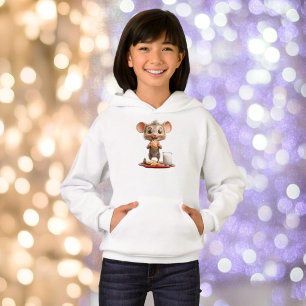 Chica de Navidades del ratón Hoodie