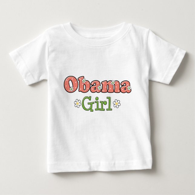 Chica de Obama Camiseta Infante (Anverso)