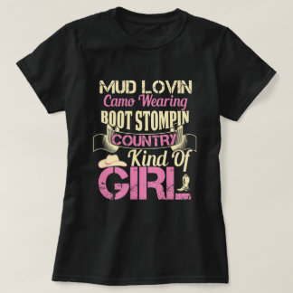 Chica de país cita camiseta de Ladie