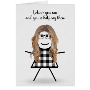 Chica de palo con pelo y cita