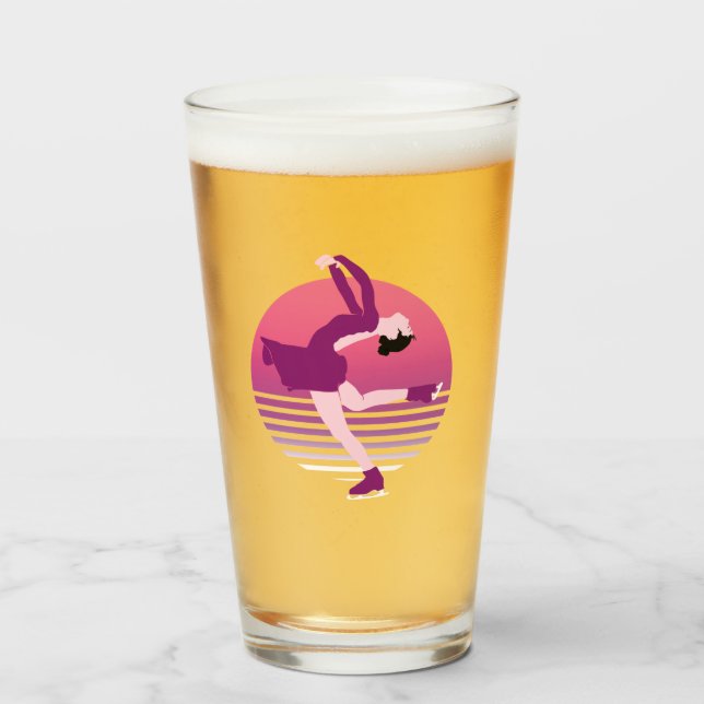 Chica De Patinaje Artístico - Baile De Hielo (Anverso (lleno))